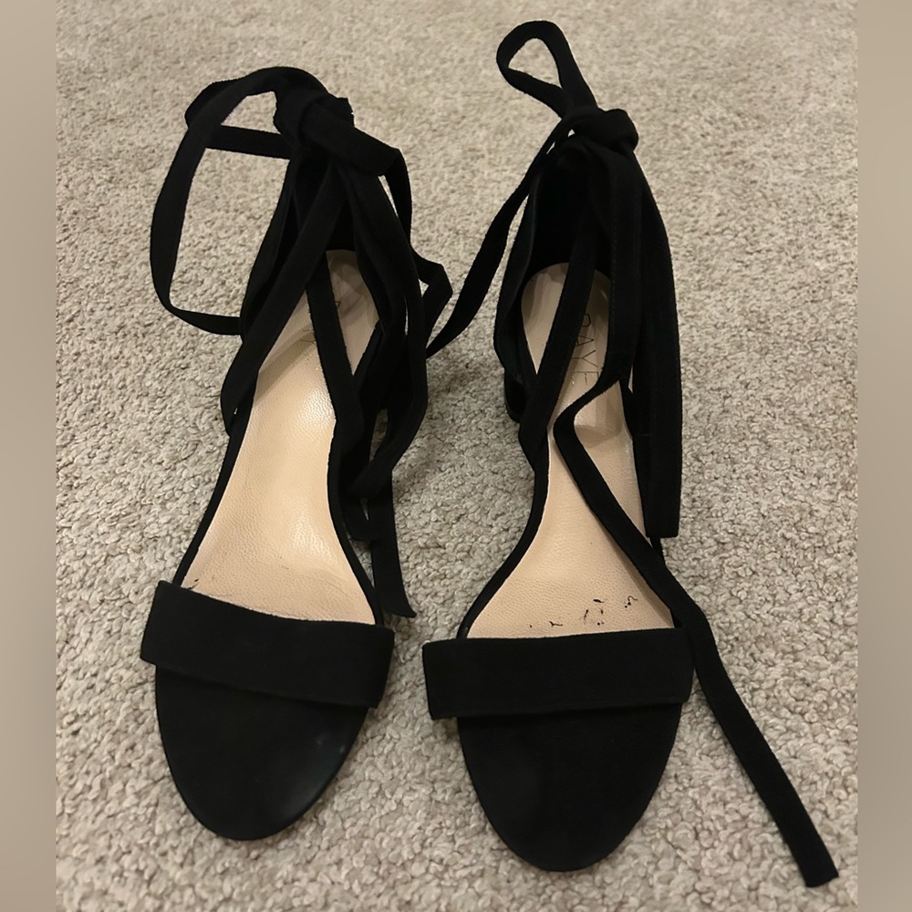 RAYE lace up heels